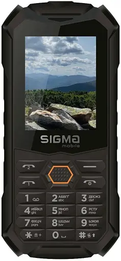 Телефон Sigma X-treme PV68 Black-orange UA UCRF - фото 4