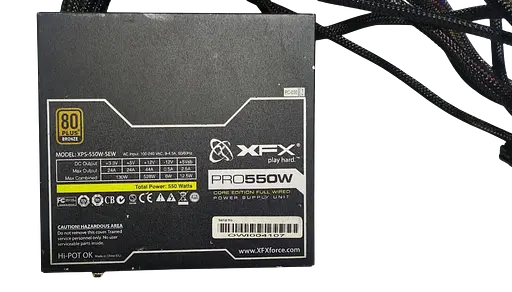 Блок питания XFX PRO 550W 80+ Bronze (XPS-550W-SEW) Б/У - фото 2