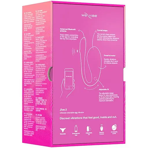 Смарт вібратор We-Vibe Jive 2 (Pink) - фото 3