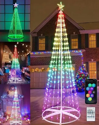 Новорічна штучна LED ялинка розумна світлодіодна 250см 340 лампочок - фото 1