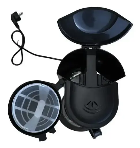 Кофеварка капельная с автоподогревом Grunhelm GDC12 со стеклянной колбой 1200 мл 700Вт Черный - фото 5