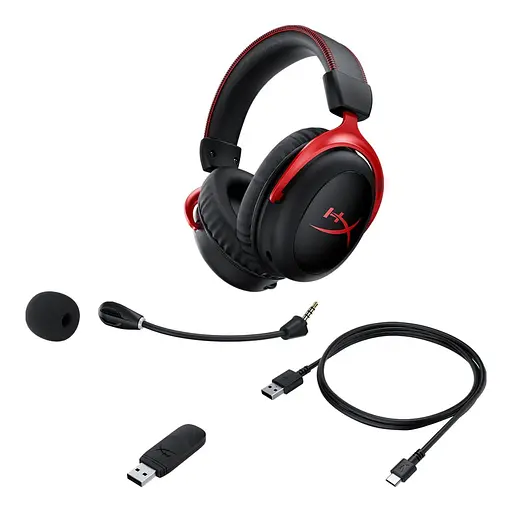 Наушники гарнитура беспроводная HyperX Cloud II Wireless (4P5K4AA) - фото 5