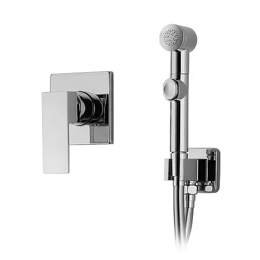 Набір гігієнічного душу прихованого монтажу Volle Leon 15215200, Хром - фото 1