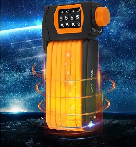 Складной замок для велосипеда Tonyon TY3876 Велозамок - фото 5