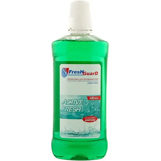 Ополіскувач для порожнини рота Fresh Guard Active Fresh 500 мл - фото 1