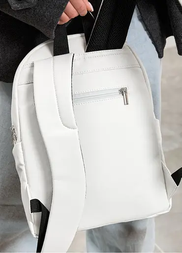 Жіночий рюкзак Sambag Talary білий 35 х 25 х 12 см (35312008) - фото 6