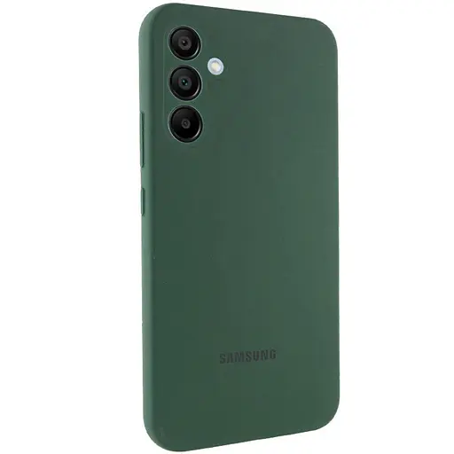 Чохол Lakshmi Silicone Cover Full Camera AAA with Logo для Samsung Galaxy S24+ Зелений/Cyprus Green - фото 2