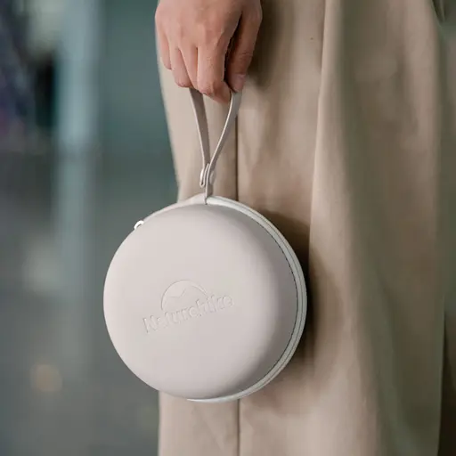 Подушка бавовняна для шиї з пам'яттю Naturehike CNK2450WS019 (Бежевий) - фото 6