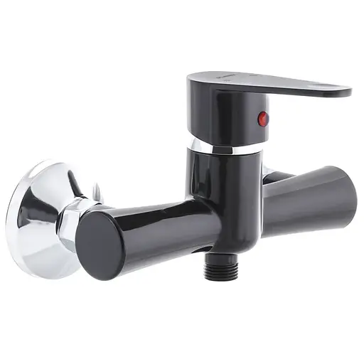 Смеситель для душа Plamix Vega-003 black PM0576 Черный - фото 1