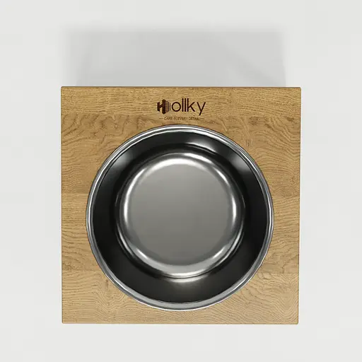 Hollky Base Solo M — миска на підставці для котів і середніх собак (1 × 0,8 л) - фото 4