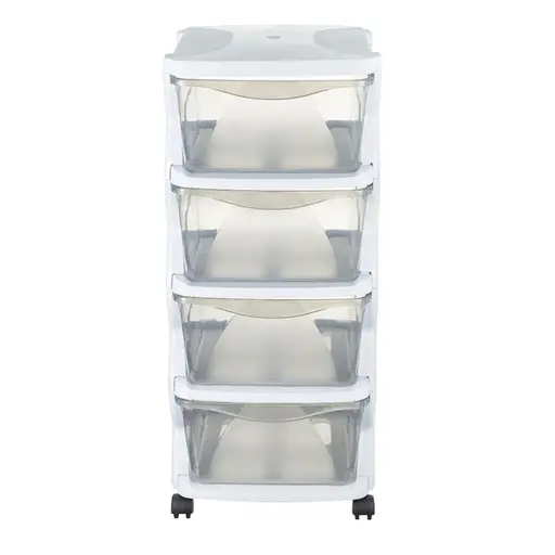 Модульний комод Insieme 4C, 36x40x80h 4 висувні ящики, білий