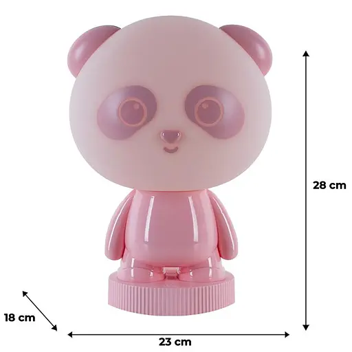 Світильник-нічник Kite LED з акумулятором Panda рожевий (K24-490-3-2) - фото 5