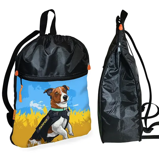 Шкільний рюкзак дитячий Пес Патрон + Сумка для взуття спортивної форми рюкзак-мішок для хлопчика (01800) - фото 2