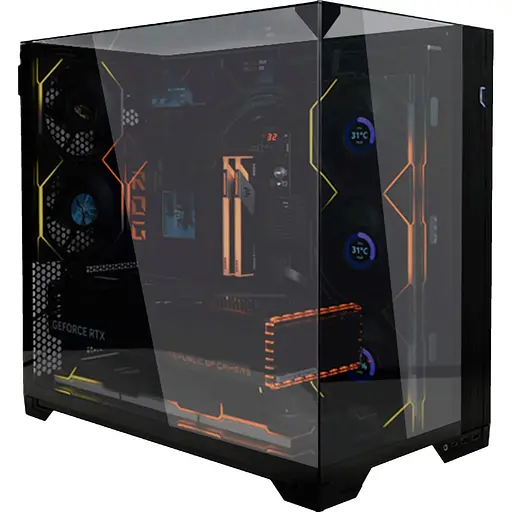 Корпус Lian Li O11 VISION Compact BTF Black (G99.O11VPX.00) Без БП - фото 8