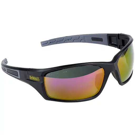 Очки DeWalt Auger тонированные серые поликарбонатные с мягкими резиновыми накладками на дужках и носодержателе (DPG101-FD) - фото 2