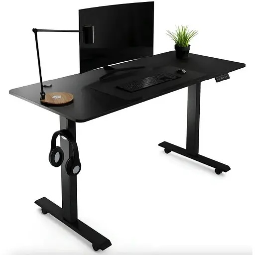 Компьютерный стол с регулируемой высотой Di Volio Biago черный - фото 10