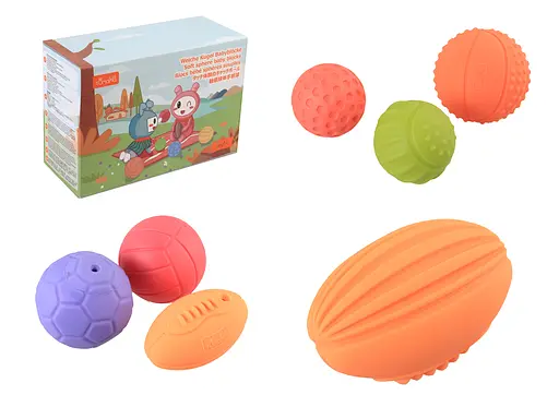 Набор текстурных игрушек Tumama, мячики, 6 шт. в упаковке, 20.3x7x12.6 см