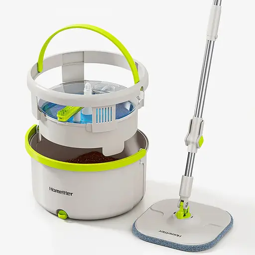 Швабра з відром CoolMop Plus CW001 Кремовий