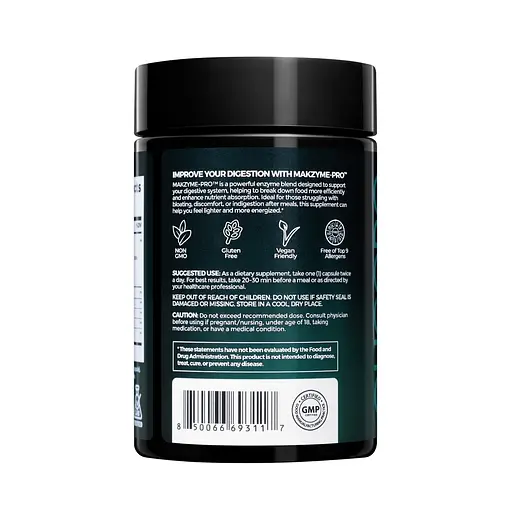 Энзимы для пищеварения Elicore Labs Digestive Enzyme Pro Blend, 60 вегакапсул - фото 2