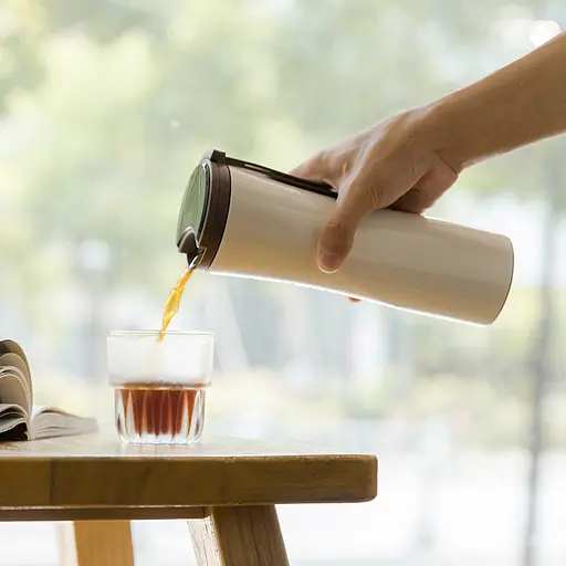 Термокружка Xiaomi Kiss Kiss Fish MOKA Smart Coffee Tumbler 430 мл Red - фото 5