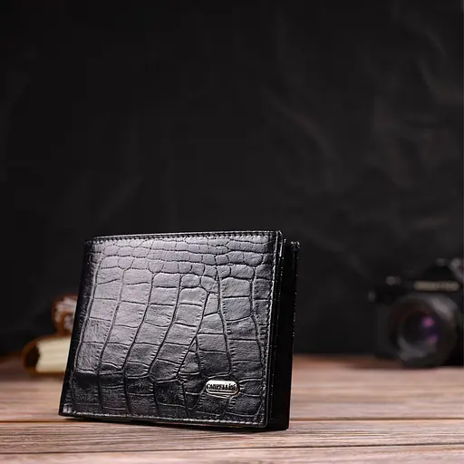 Мужской кожаный кошелек Canpellini 12.5х9.5х2 см acs0025640 - фото 5