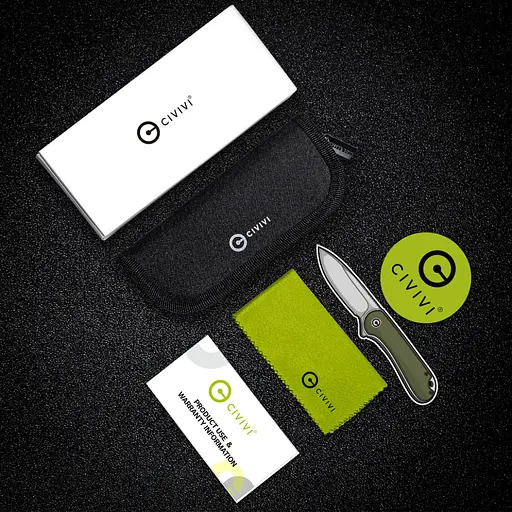 Ніж складаний Civivi Qubit Green Aluminum C22030E-DS1 - фото 18