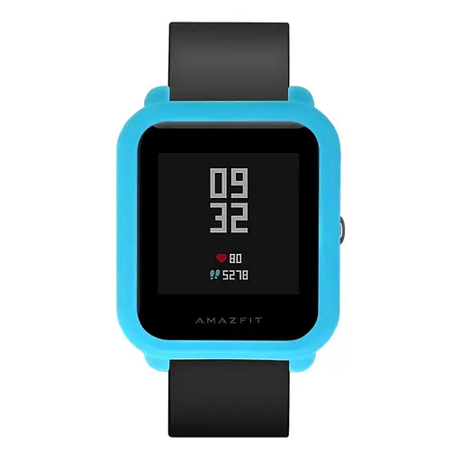 Защитный чехол Tamister для смарт-часов Amazfit Bip/Bip Lite/Bip S голубой - фото 2