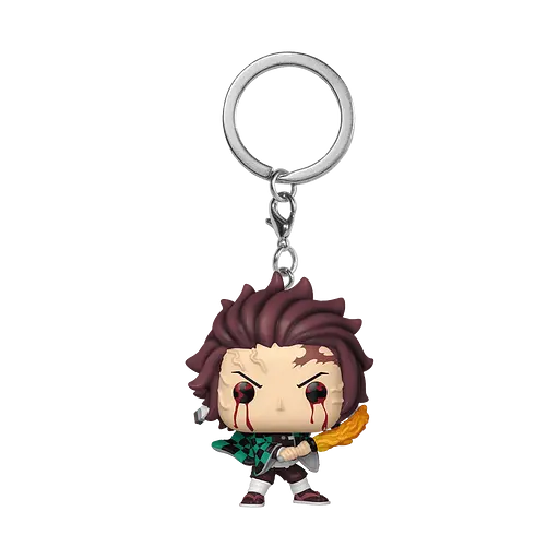 Фігурка брелок Funko Pop Фанко Поп Demon Slayer Tanjiro Клинок розсікаючий демонів Танджиро 4 см DS TK KC 4 - фото 2