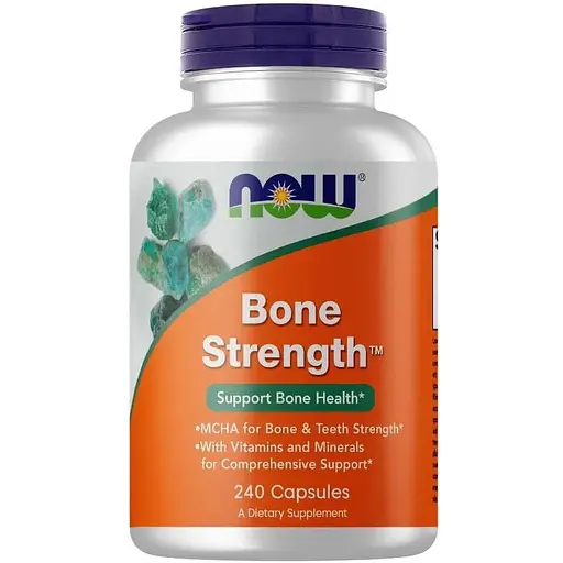 Вітаміни та мінерали NOW Bone Strength, 240 капсул