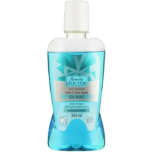Ополіскувач для ротової порожнини Family Doctor Крижана м'ята 700 мл