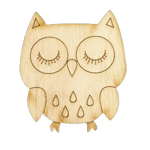 Набір дитячої творчості Розпис по дереву "Магніти-сови" Умняшка РД-005 - фото 5