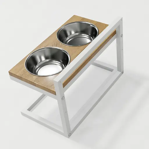 Hollky Flex M — миски на регульованій підставці для середніх собак (2 × 0.85 л) - фото 7