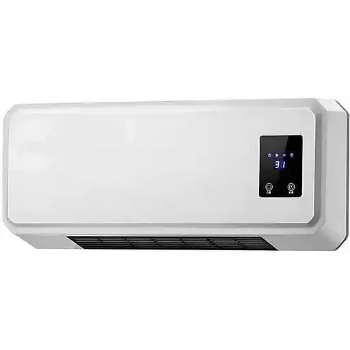 Тепловентилятор Domotec MS 5962 обігрівач настінний керамічний 2 режими роботи 2000 Вт білий