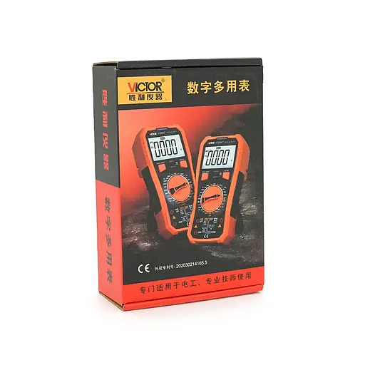 Мультиметр Victor VC890D, вимірювання: V, A, R, С, F, з ємнісним діодом - фото 3