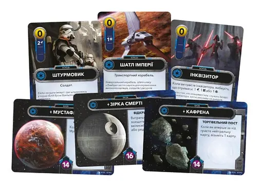 Настольная игра Geekach Games Звездные войны. Колодостроительная игра (Star Wars: The Deckbuilding Game) (укр.) (GKCH168SW) - фото 4