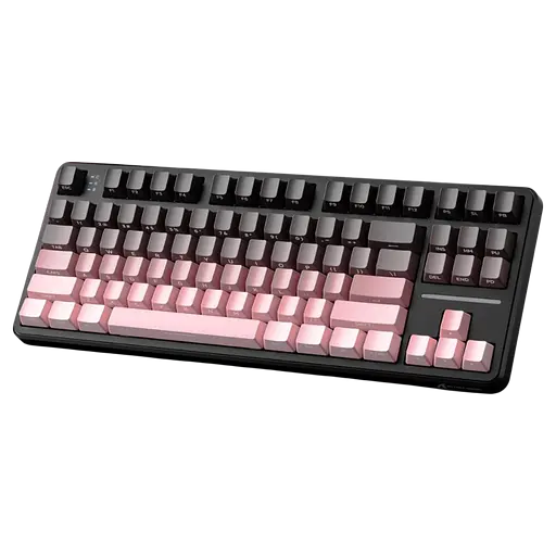 Клавиатура Attack Shark X87 Side Printed RGB Gradient Pink - фото 2