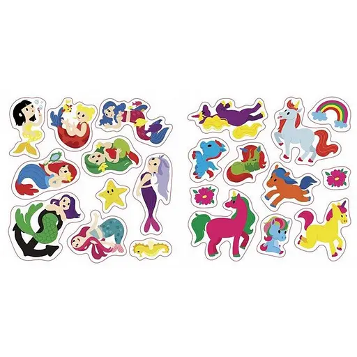 Альбом с наклейками "Волшебные миры. Феи. Пони. Гномы. Русалки" 1388004 - фото 4