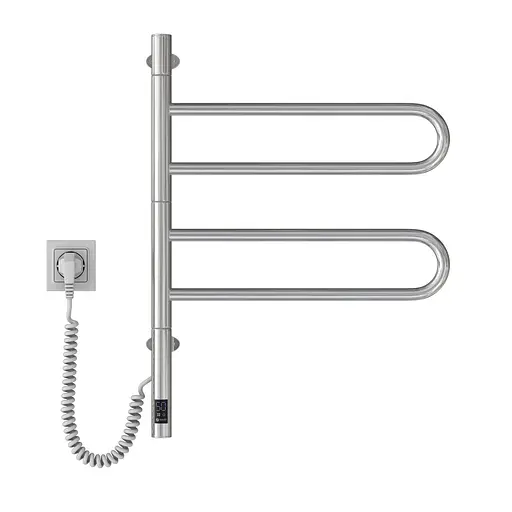 Электрический полотенцесушитель Navin Fouette 480x600 Sensor с таймером 00-044050-5080, Хром, Электронный - фото 4