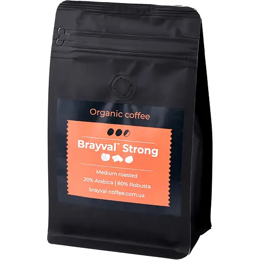 Кофе в зёрнах Brayval Strong 200 г - фото 1