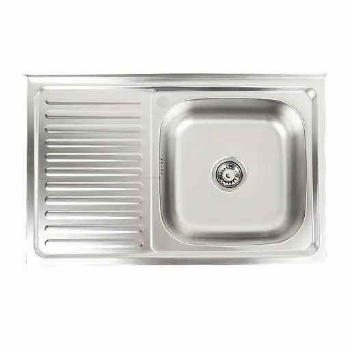 Кухонная мойка из нержавеющей стали Valeso декор 8050 R (0,7/160 мм), Decor - фото 3