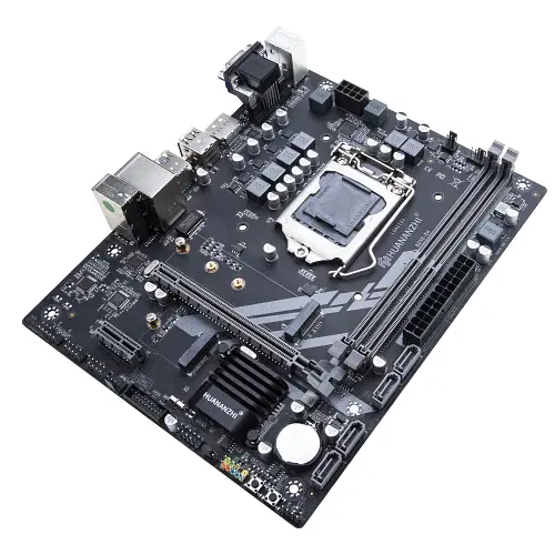 Материнська плата LGA1151, Huananzhi B250-D4, B250, 2xDDR4, Int.Video (CPU), 4xSATA3, 1xM.2, 1xPCI-E 3.0 x16, 1xPCI-E 3.0 x1, 1xM.2 (WiFi), Realtek 5.1, Realtek GLan, 4xUSB 3.0 / 6xUSB 2.0, VGA/HDMI/DP, Micro ATX - фото 2