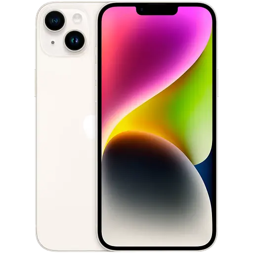 Смартфон iPhone 14 Plus 256Gb Starlight Refurbished - фото 1