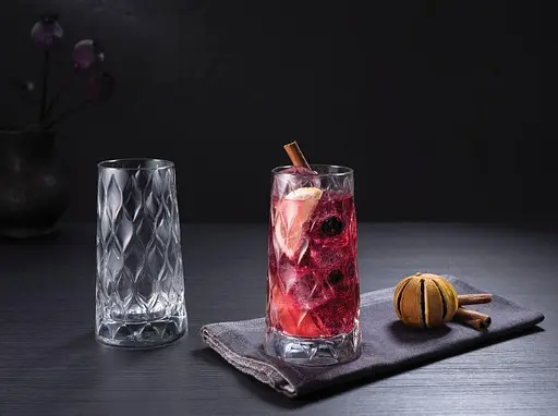 Набір високих склянок Pasabahce Leafy 450 мл, 4 шт. (420955-4) - фото 5