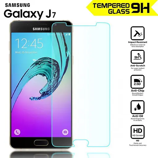 Стекло Samsung j710 J7-2016 защитное чисто прозрачное - фото 3