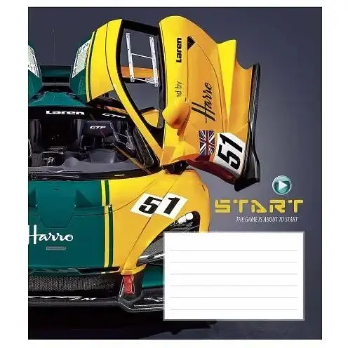 Зошит учнівський "Start the game" Школярик 012-3231C 12 аркушів (482000647045603231)(SC) - фото 1