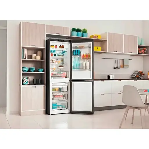Холодильник Indesit INFC8TI21X0 с нижн. мороз. - фото 3