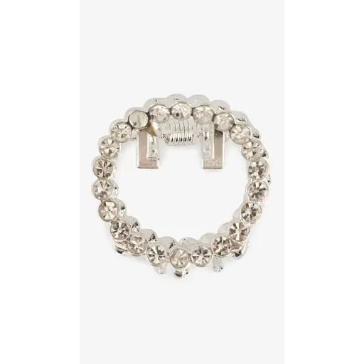 Заколка-краб для девочки 3812BD-2 Серебряный - фото 1