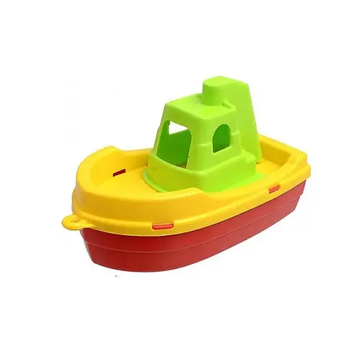 Пасочки, Лопатка, Ведерце Катер буксир, 9x16 см (В ассортименте)