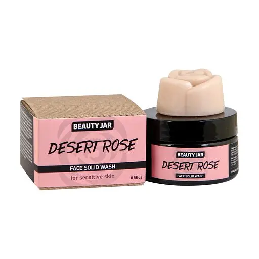 Тверде мило для обличчя Пустельна Троянда Beauty Jar 25 г - фото 3