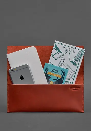 Кожаный женский тревел-кейс Voyager 1.0 Коралл - фото 3